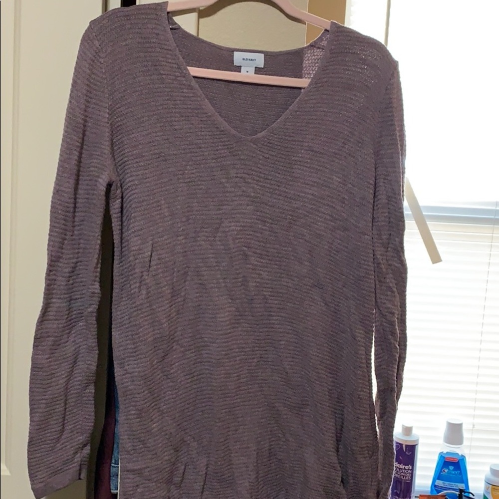 OLD NAVY long purple sweater